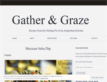 Tablet Screenshot of gatherandgraze.com
